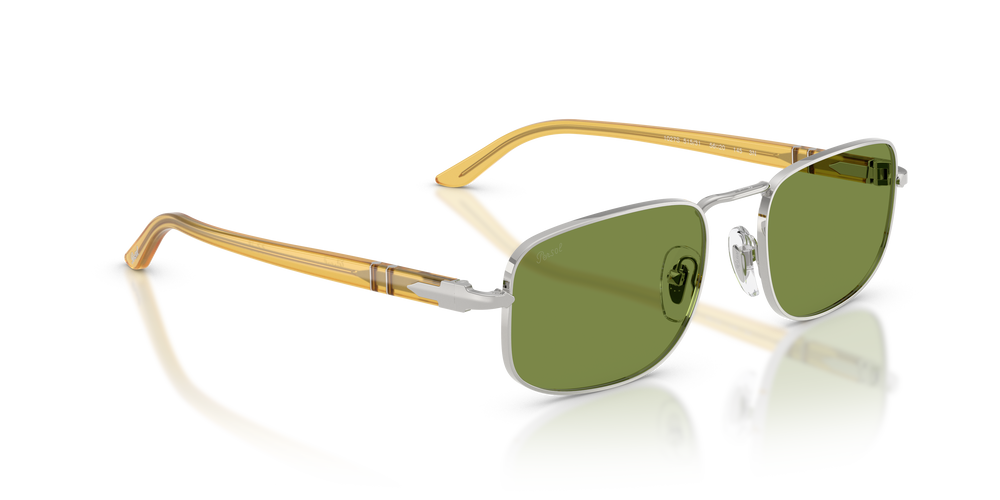 Persol PO1027S with Silver Frame and Green Lenses - Image 3
