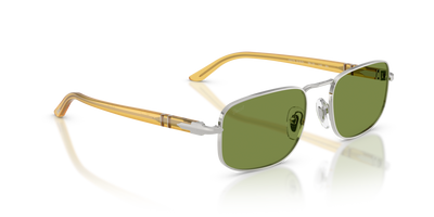 Persol PO1027S with Silver Frame and Green Lenses - Image 3