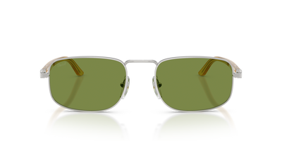 Persol PO1027S with Silver Frame and Green Lenses - Image 2