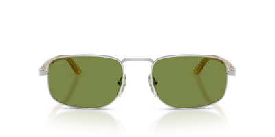 Persol PO1027S with Silver Frame and Green Lenses - Image 2