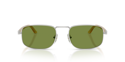 Persol PO1027S with Silver Frame and Green Lenses - Image 2