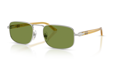 Persol PO1027S with Silver Frame and Green Lenses - Image 1