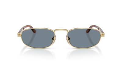 Persol PO1028S con Montatura Oro e Lenti Blu - Immagine 2