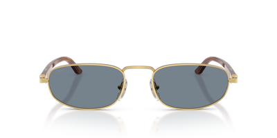 Persol PO1028S mit Gold Gestell und Blau Gläsern - Bild 2