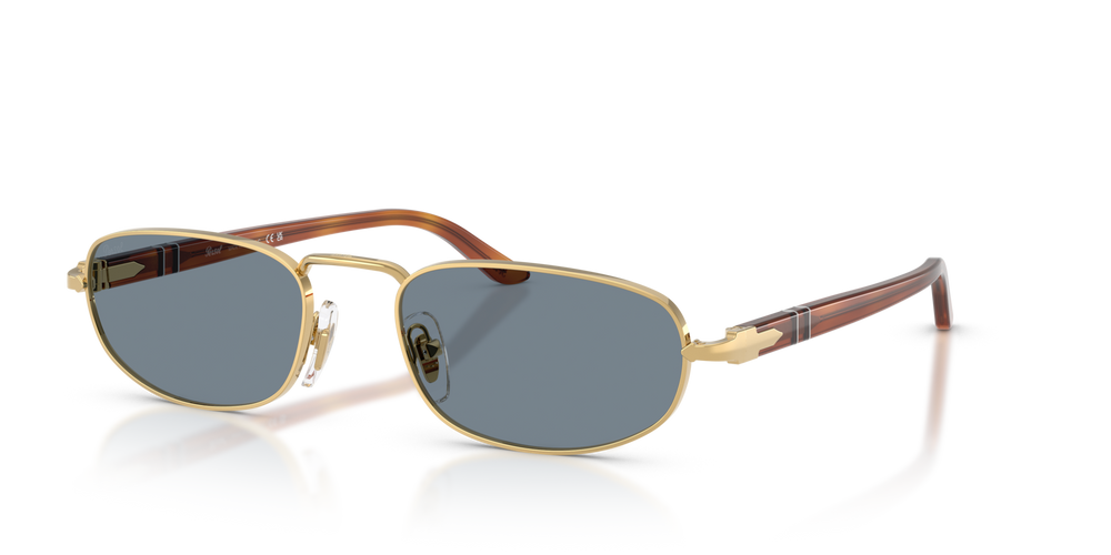 Persol PO1028S mit Gold Gestell und Blau Gläsern - Bild 1