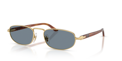 Persol PO1028S mit Gold Gestell und Blau Gläsern - Bild 1