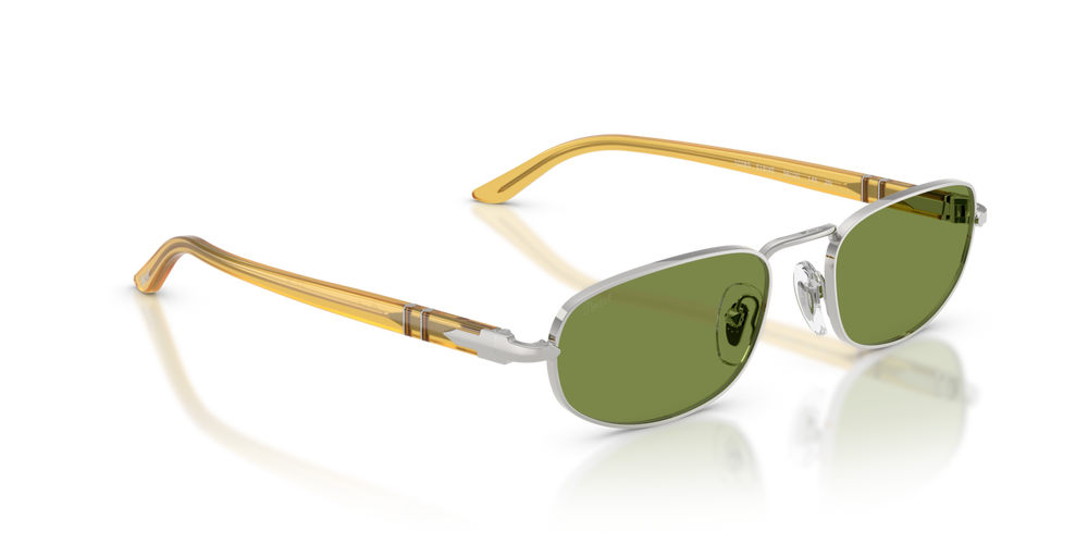 Persol PO1028S with Silver Frame and Green Lenses - Image 3
