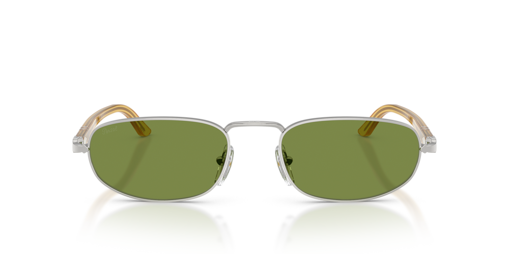Persol PO1028S with Silver Frame and Green Lenses - Image 2