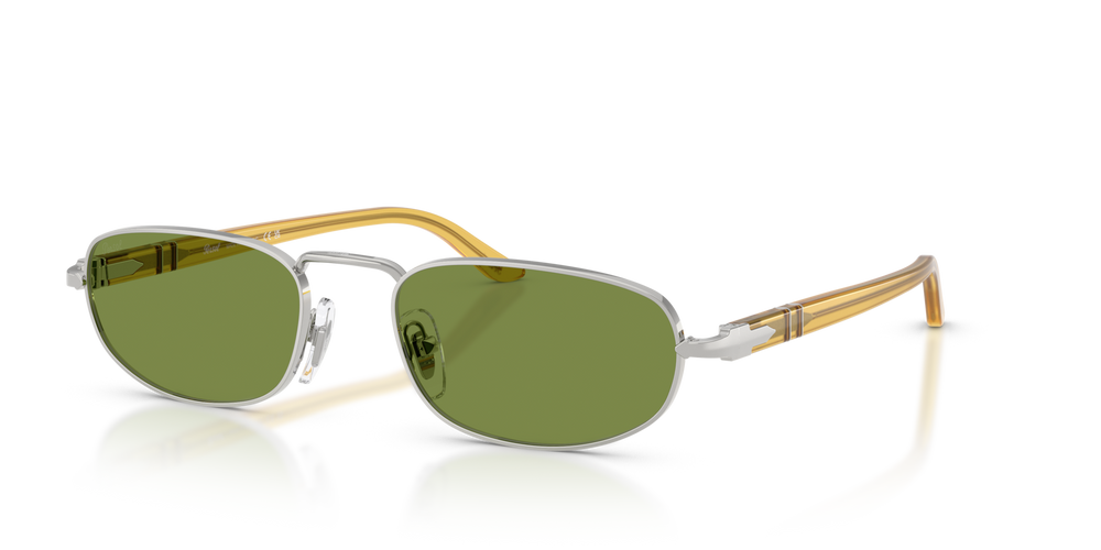 Persol PO1028S with Silver Frame and Green Lenses - Image 1