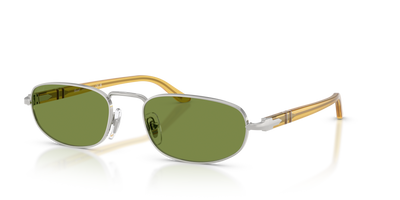 Persol PO1028S with Silver Frame and Green Lenses - Image 1