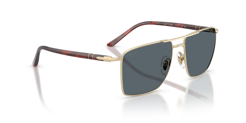 Persol PO1031S con Montura Gold y Lentes Blue - Imagen 3