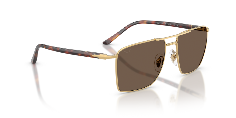Persol PO1031S with Gold Plating Frame and Brown Lenses - Image 3