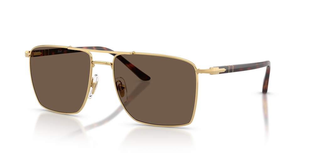 Persol PO1031S with Gold Plating Frame and Brown Lenses - Image 1