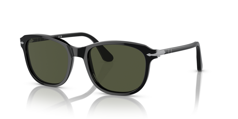 Visit PO1935S with Black Frame and Green Lenses