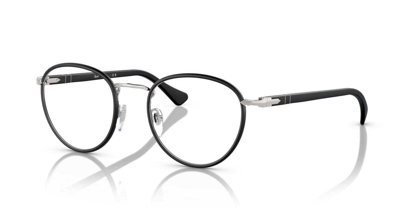 Persol PO2410VJ with Silver Black Frame - Image 1