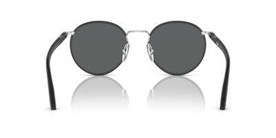 Persol PO2422SJ con Montatura Argento/Nero opaco e Lenti Grigio - Immagine 5