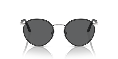 Persol PO2422SJ avec Monture Argent Noir mat et Verres Gris - Image 2