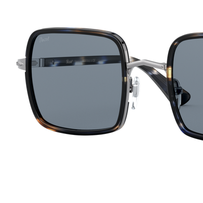 Persol PO2475S mit Blau gestreift Grau Gestell und Blau Gläsern – Variantenbild