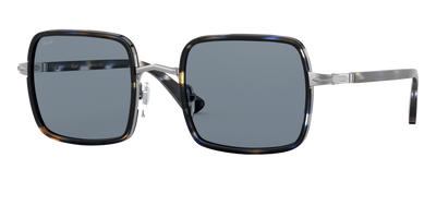 Persol PO2475S mit Blau gestreift Grau Gestell und Blau Gläsern - Bild 1