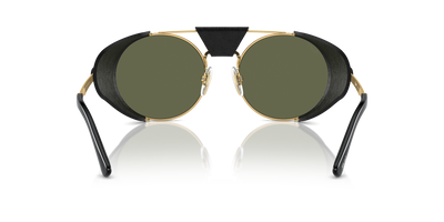 Persol PO2496SZ - Protector mit Gold Gestell und Grün Gläsern - Bild 5