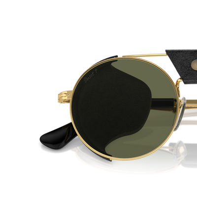 Persol PO2496SZ - Protector mit Gold Gestell und Grün Gläsern – Variantenbild
