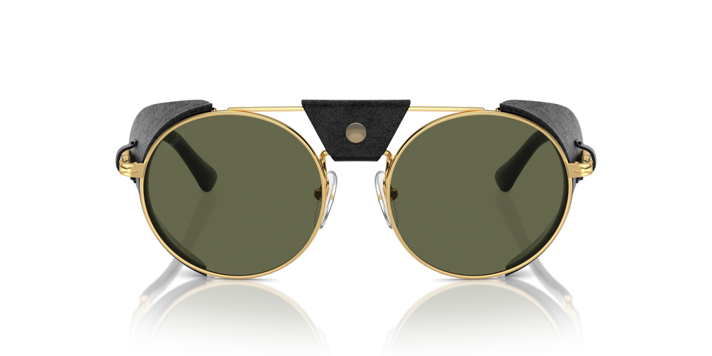 Persol PO2496SZ - Protector mit Gold Gestell und Grün Gläsern - Bild 2