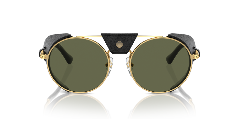 Persol PO2496SZ - Protector mit Gold Gestell und Grün Gläsern - Bild 2