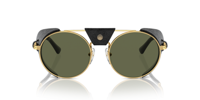 Persol PO2496SZ - Protector mit Gold Gestell und Grün Gläsern - Bild 2