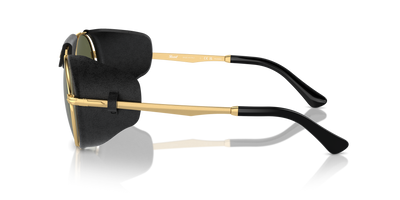Persol PO2496SZ - Protector with Gold Frame and Green Lenses - Image 4