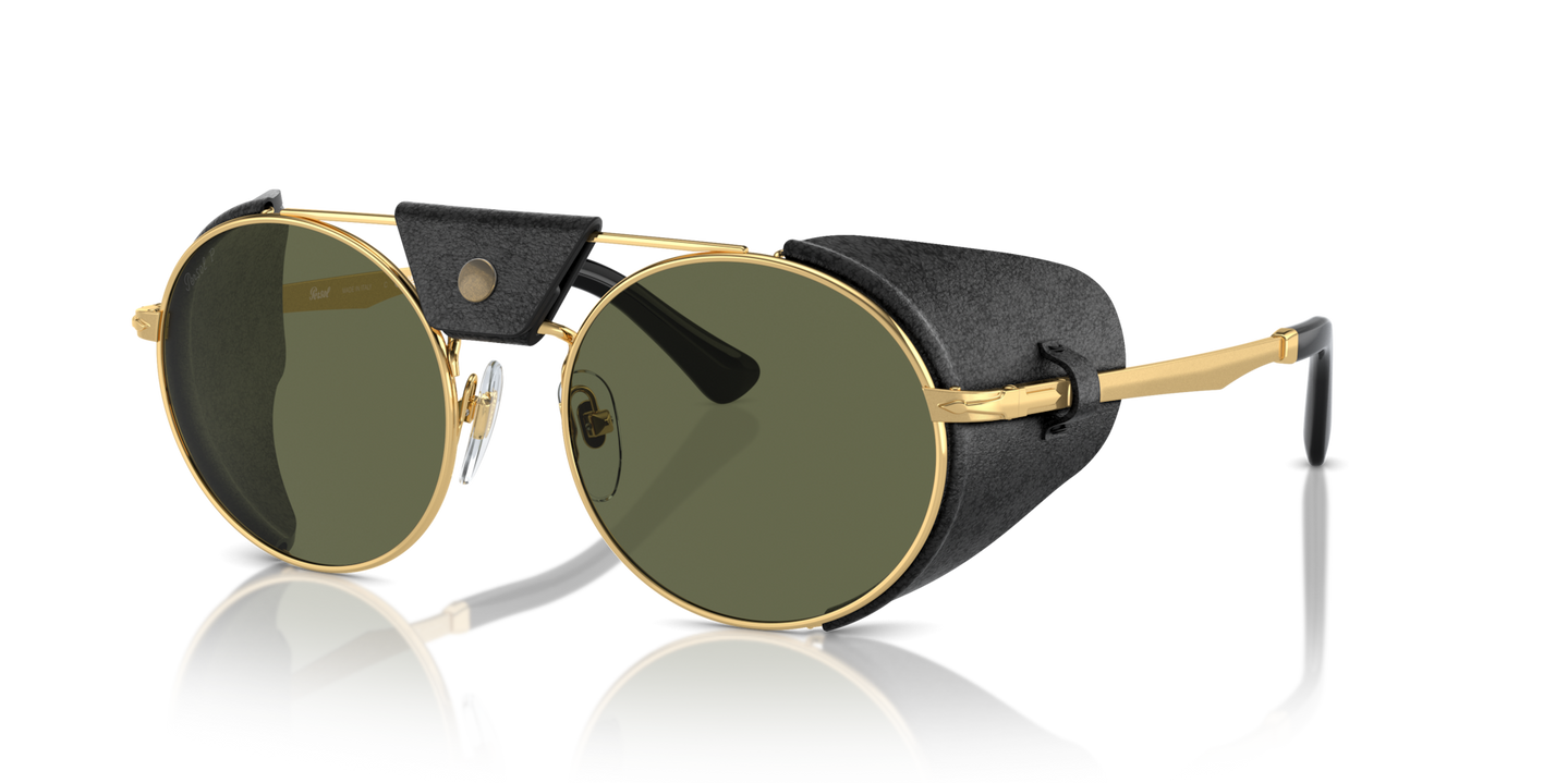 Persol PO2496SZ - Protector mit Gold Gestell und Grün Gläsern - Bild 1