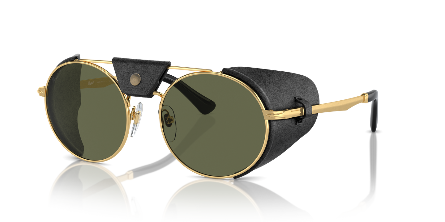 Persol PO2496SZ - Protector mit Gold Gestell und Grün Gläsern - Bild 1