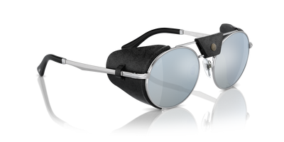 Persol PO2496SZ - Protector avec Monture Argent/Noir et Verres Vert - Image 3