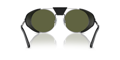 Persol PO2496SZ - Protector with Silver/Black Frame and Green Lenses - Image 5