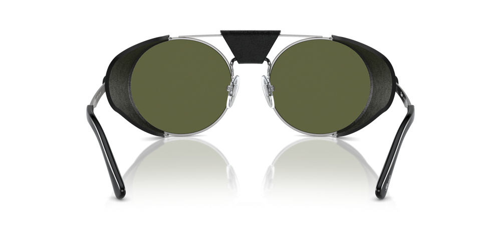 Persol PO2496SZ - Protector avec Monture Argent/Noir et Verres Vert - Image 5