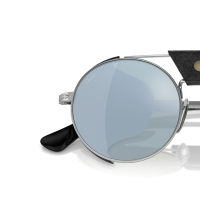 Persol PO2496SZ - Protector avec Monture Argent/Noir et Verres Vert – Image variante