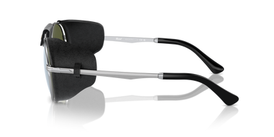 Persol PO2496SZ - Protector avec Monture Argent/Noir et Verres Vert - Image 4