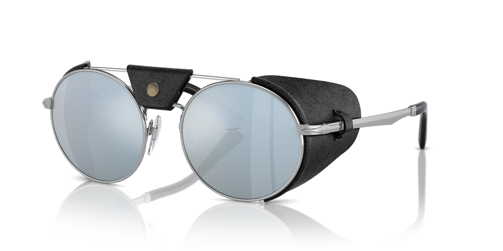 Persol PO2496SZ - Protector with Silver/Black Frame and Green Lenses - Image 1