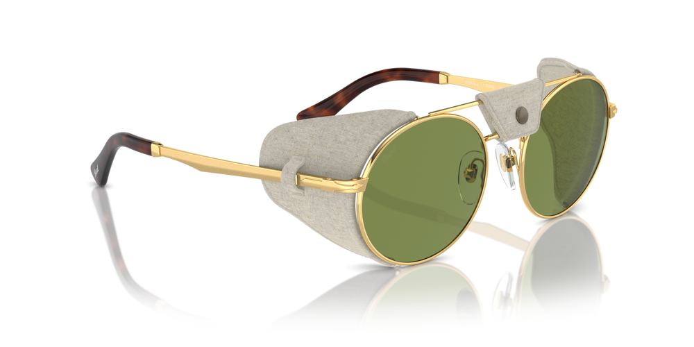 Persol PO2496SZ - Protector with Gold Frame and Green Lenses - Image 3