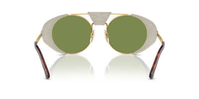 Persol PO2496SZ - Protector with Gold Frame and Green Lenses - Image 5