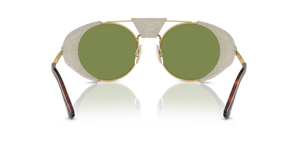 Persol PO2496SZ - Protector mit Gold Gestell und Grün Gläsern - Bild 5
