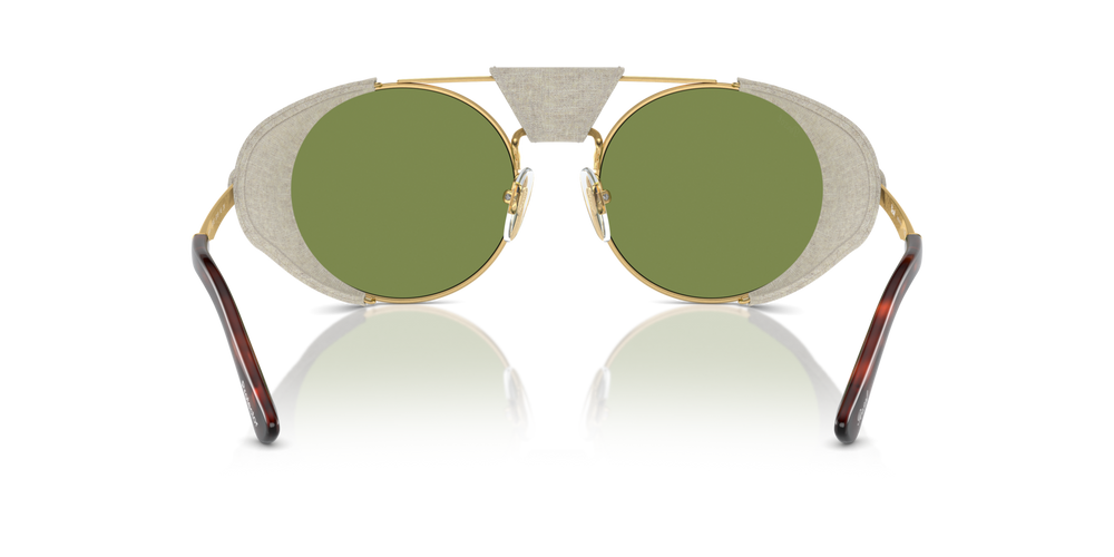 Persol PO2496SZ - Protector with Gold Frame and Green Lenses - Image 5
