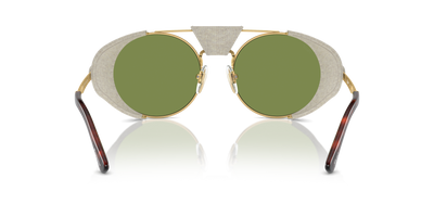 Persol PO2496SZ - Protector with Gold Frame and Green Lenses - Image 5