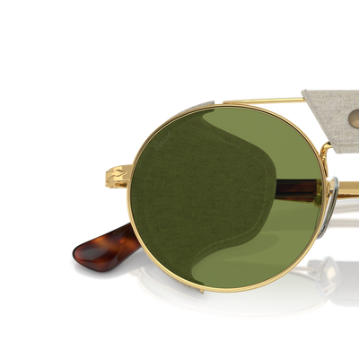 Persol PO2496SZ - Protector with Gold Frame and Green Lenses – Variant Image