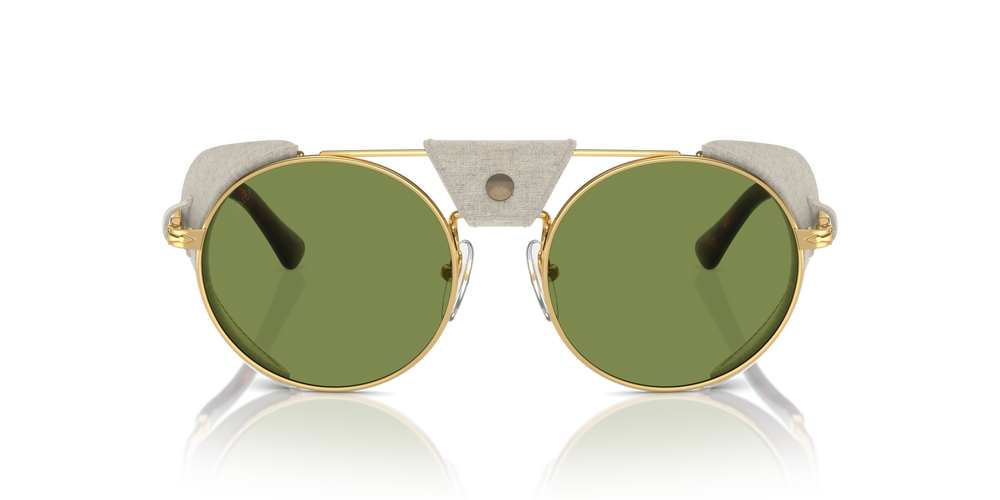 Persol PO2496SZ - Protector with Gold Frame and Green Lenses - Image 2