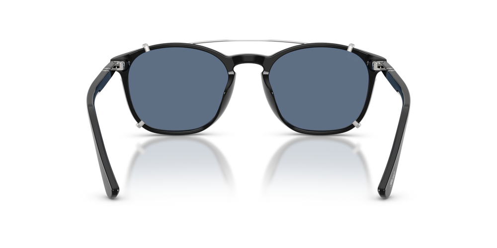 Persol PO3007CX Clip con Montatura Argento Opaco e Lenti Blu - Immagine 6