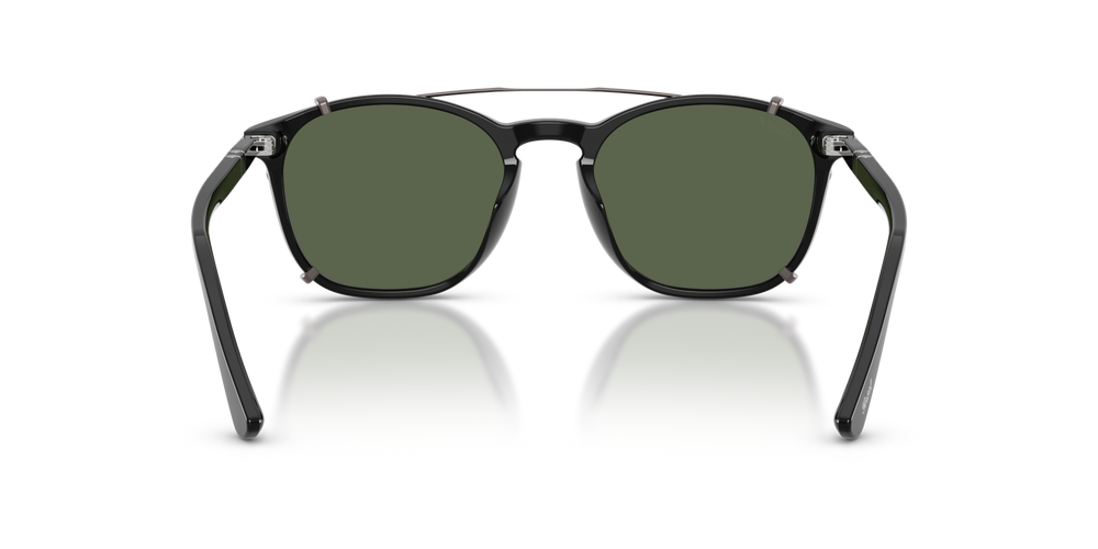Persol PO3007CX Clip with Matte Anthracite Frame and Green Lenses - Image 6