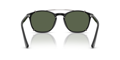 Persol PO3007CX Clip with Matte Anthracite Frame and Green Lenses - Image 6