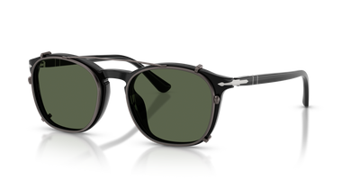 Persol PO3007CX Clip with Matte Anthracite Frame and Green Lenses - Image 2