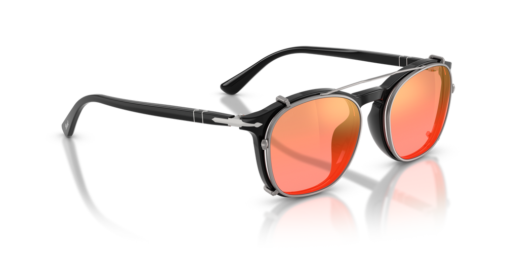 Persol PO3007CX Clip con Montatura Gunmetal e Lenti Oro - Immagine 4