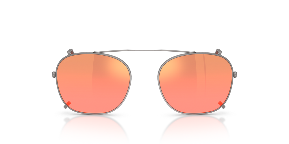 Persol PO3007CX Clip con Montatura Gunmetal e Lenti Oro - Immagine 1